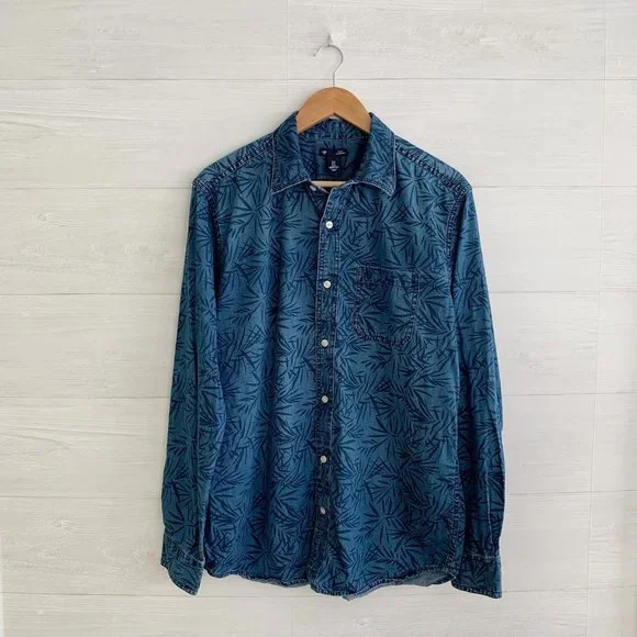 GAP | Shirts | Gap Slim Fit Indigo Chambray Button Down Shirt L | Poshmark GAP | Shirts | Gap Slim Fit Indigo Chambray Button Down Shirt L | Poshmark